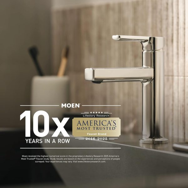 Moen Preston Collection Brushed Nickel 18-Inch Single Bathroom Towel Bar, DN8418BN - Image 6